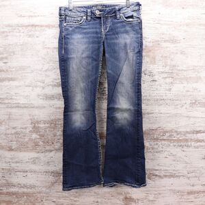 Silver Jeans Tuesday Womens 27x31 Blue Boot Denim Pants Low Rise